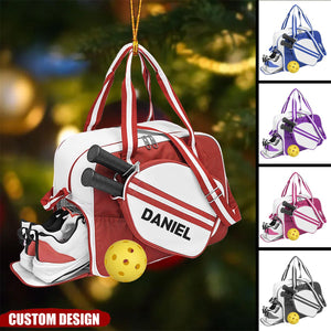 Personalized Pickleball Christmas Ornament - Gift For Pickle Ball Player