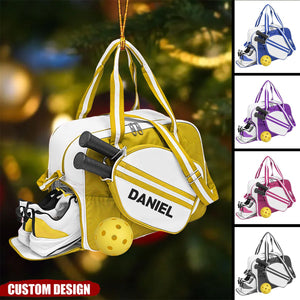 Personalized Pickleball Christmas Ornament - Gift For Pickle Ball Player
