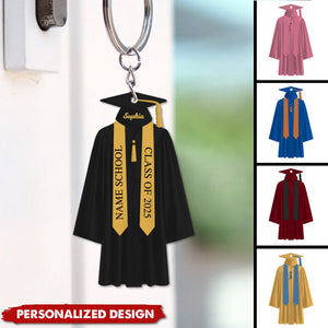 Be The Best Of Whatever You Are-Personalized Keychain-Graduation Gift For Family And Friends
