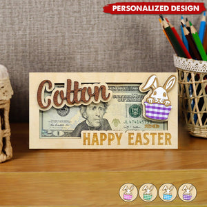 Easter Money Holder-Personalized Money Holder-Easter Gifts for Adults