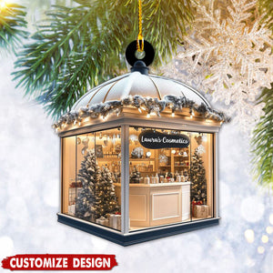 Personalized Comestic Shop Ornament-Gift For Girl-2024 New Release