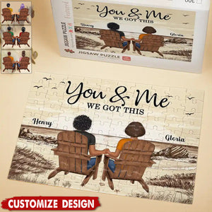 Together We Build A Life We Love - Personalized Jigsaw Puzzle