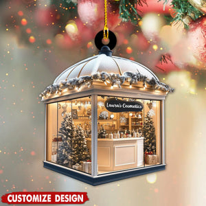 Personalized Comestic Shop Ornament-Gift For Girl-2024 New Release