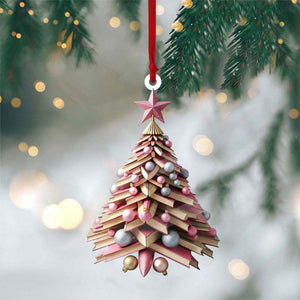 2024 New Release - Christmas Book Tree Ornament - Gift For Book Lover