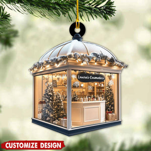Personalized Comestic Shop Ornament-Gift For Girl-2024 New Release