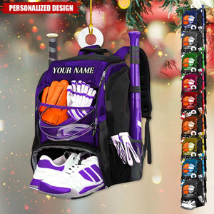 Personalized Baseball Christmas Ornaments-Gifts For Baseball Lovers-2024 New Release
