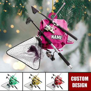 Personalized Fishing Pole Accessories Ornament-Gifts For Fishing Pole Lovers - 2024 New Release