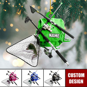Personalized Fishing Pole Accessories Ornament-Gifts For Fishing Pole Lovers - 2024 New Release