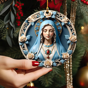 Blessed Virgin Mary Ornament - Gifts for Religious People