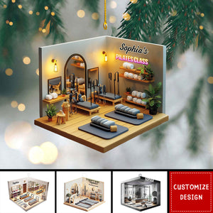 Personalized Pilates Classroom Ornament - Gift For Pilates Lovers - 2024 New Release