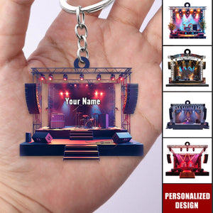 Personalized Music festivals/Concert Keychain-Gift For Music Lovers