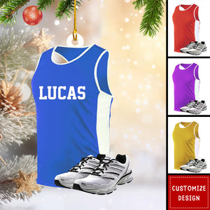 2024 New Release Personalized Running Christmas Ornament - Gift For Runner