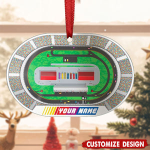 Personalized Stadium Christmas Ornament Gift For Racer-2024 New Release