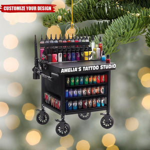 Personalized Tattoo Christmas Ornament Tattoo Artirst Gift - 2024 New Release