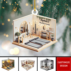 Personalized Pilates Classroom Ornament - Gift For Pilates Lovers - 2024 New Release