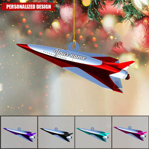 Personalized Airplane Ornament-Gifts For Airplane pilot-2024 New Release