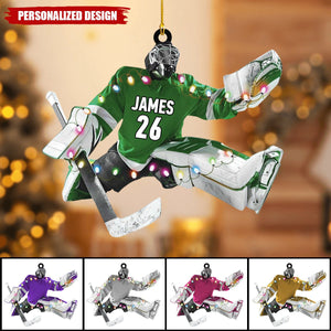 Personalized Hockey Player Ornament-Gifts For Hockey Lovers-2024 New Release