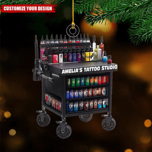 Personalized Tattoo Christmas Ornament Tattoo Artirst Gift - 2024 New Release