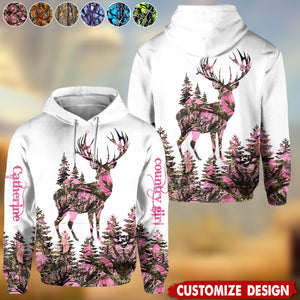Country Girl - Personalized Hunting Hoodie and Leggings