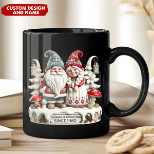 Personalized Couple Together Mug - Gift For Couple,Husband, Wife