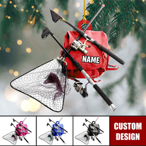 Personalized Fishing Pole Accessories Ornament-Gifts For Fishing Pole Lovers - 2024 New Release