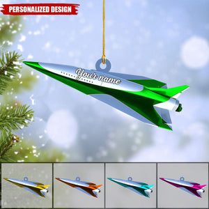 Personalized Airplane Ornament-Gifts For Airplane pilot-2024 New Release