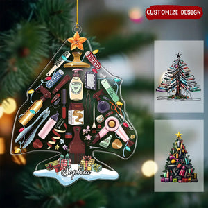 Personalized Hairstylist Christmas Ornament, Gifts For Hairdresser-2024 New Release