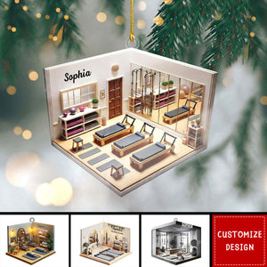 Personalized Pilates Classroom Ornament - Gift For Pilates Lovers - 2024 New Release