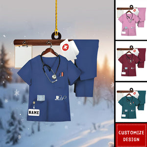 Personalized Nurse Christmas Ornament - 2024 New Release