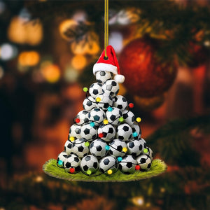 Soccer Christmas Ornament-Gift For Soccer Players-2024 New Release