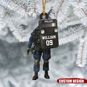 Personalized Police Christmas Ornament - 2024 New Release