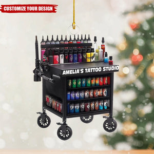 Personalized Tattoo Christmas Ornament Tattoo Artirst Gift - 2024 New Release