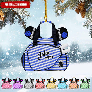 2024 New Release Personalized Pickleball Bag Ornament-Gifts For Pickleball Lovers