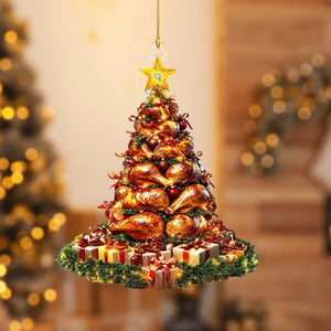 Roast Turkey Christmas Ornament-Thanksgiving Gift for Newborn, Baby-2024 New Release