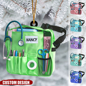 Personalized Nurse Christmas Ornament - 2024 New Release