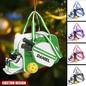 Personalized Pickleball Christmas Ornament - Gift For Pickle Ball Player