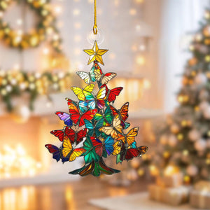 Butterfly Christmas Tree Ornament/Suncatcher Gift For Butterfly Lover
