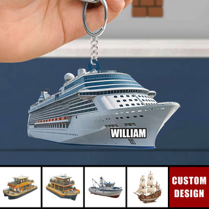 Personalized Cruise Ship Keychain,Gift For Cruise Lovers
