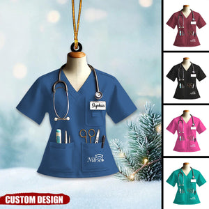 Personalized Nurse Uniform Ornament-Gift For Nurse-2024 New Release