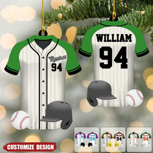 2024 New Release Baseball Uniform Personalized Acrylic Ornament For Baseball Player - Gift For Baseball Lovers