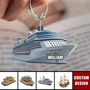 Personalized Cruise Ship Keychain,Gift For Cruise Lovers