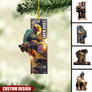 Personalized Ironworker Christmas Ornaments - Gifts For Iron Worker-2024 New Release