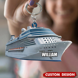 Personalized Cruise Ship Keychain,Gift For Cruise Lovers