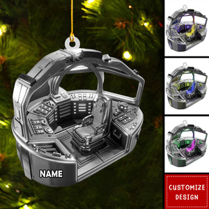 Personalized Pace Rocket Ship Christmas Ornament - 2024 New Release