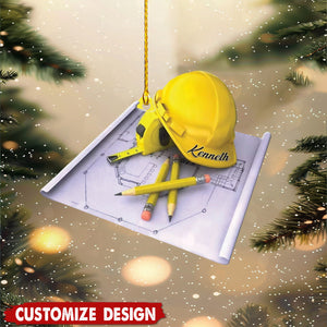 Personalized Mechanic Civil Engineer Christmas Ornament Gift For Engineer-2024 New Release