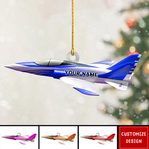 Personalized Airplane Christmas Ornament - 2024 New Release