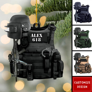 Personalized Police Ornaments-Gifts For Police-2024 New Release