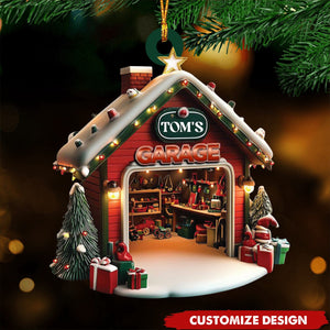 Personalized Garage Christmas Ornaments - 2024 New Release