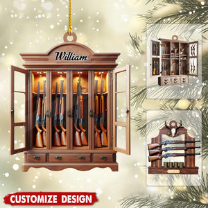 Personalized Gun Shelf Christmas Ornament-2024 New Release