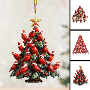 Cardinal Christmas Tree Ornament-Gift For Cardinal Lover-2024 New Release